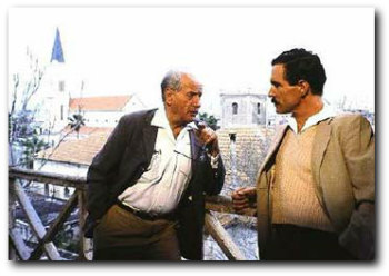 Eli Wallach and John Shea